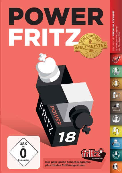 Power Fritz 18 - Das ganz große Schachprogramm mit kompletter Eröffnungstheorie