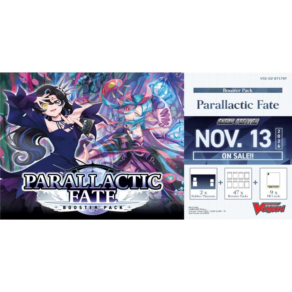 CARDFIGHT!! VANGUARD VGE-DZ-BT17SP SNEAK PREVIEW KIT PARALLACTIC FATE - ENG