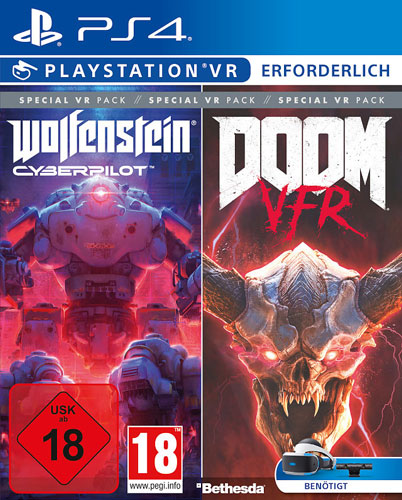 VR Bethestda VR Pack PS-4 Doom VFR/Wolfenstein Cyberpilot