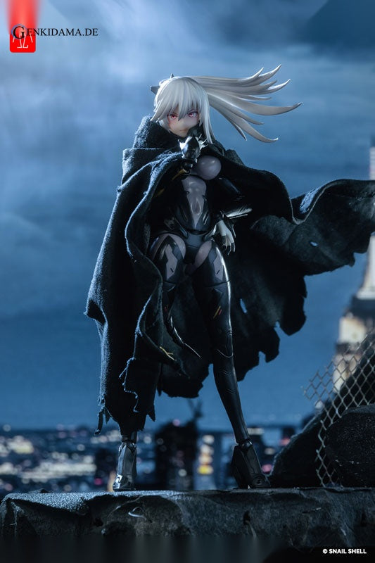 "G.N.PROJECT" Option Costume Tactical Hooded Cape (Black Ver.) (DOLL ACCESSORY)