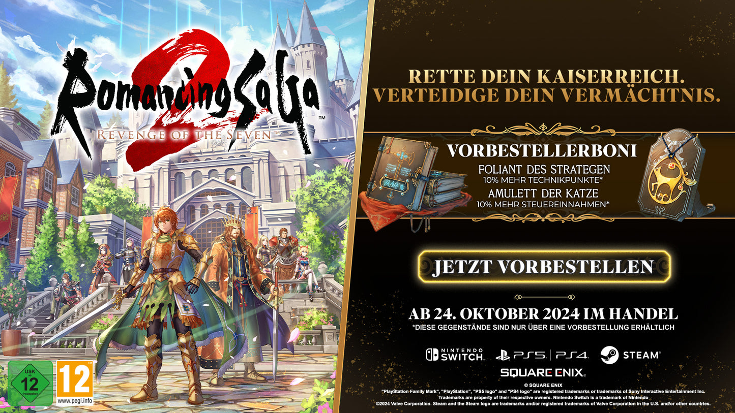 Romancing SaGa 2: Revenge of the Seven (Switch)