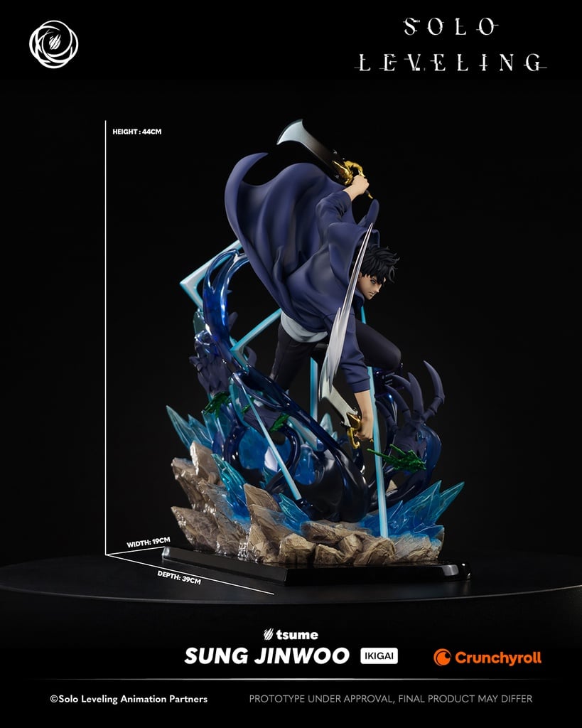 SOLO LEVELING - Sung Jinwoo - Statue Ikigai 1/6 By Tsume 44cm