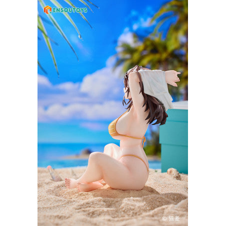 Original Character Statue Danjo no Yujo ga Seiritsu Dekinai Type no Onna Tomodachi 15 cm