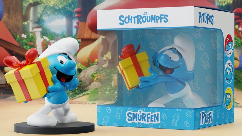 Die Schlümpfe Statue Jokey-Schlumpf mit Geschenk - Anime Figuren günstig kaufen