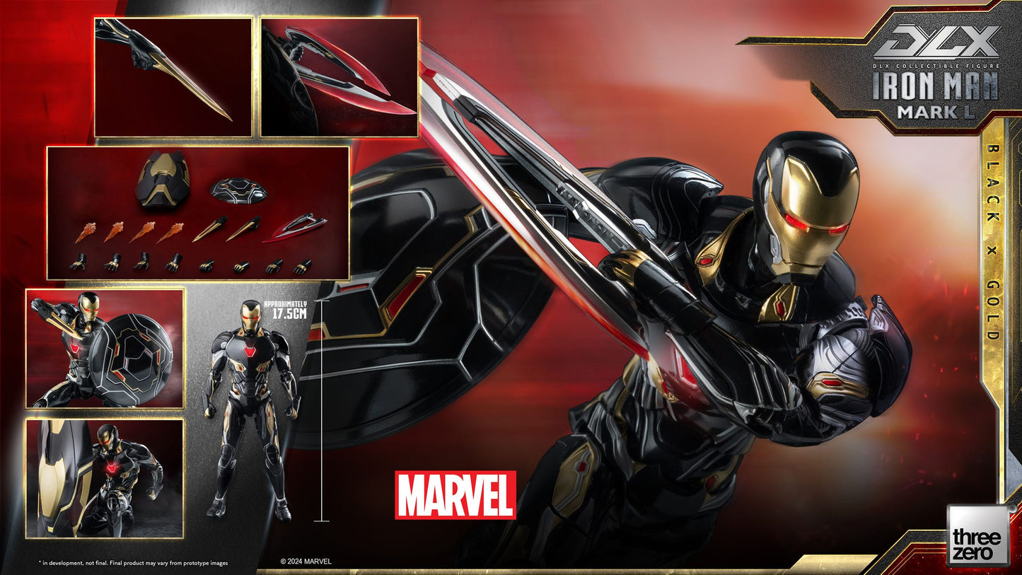 Iron Man Mark 50 (Black X Gold) ThreeZero