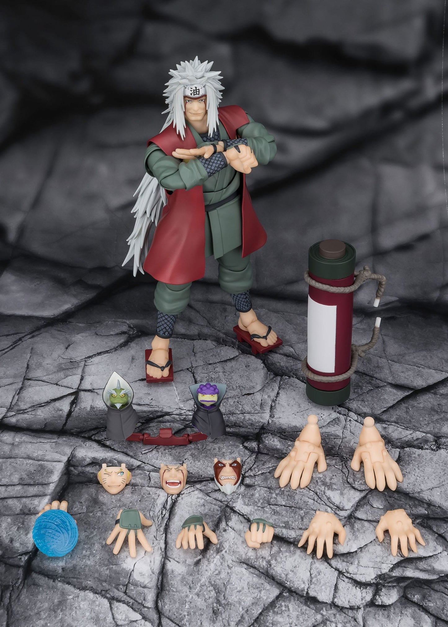 Jiraiya Hidden Leaf Heroic Master Sage (Sage Mode Set) S.H.Figuarts Bandai Tamashii Nations