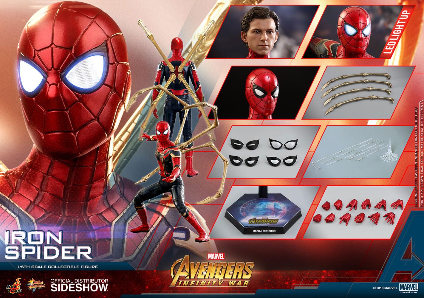 Iron Spider 1/6 Scale Collectible Figure – Hot Toys Movie Masterpiece (Avengers: Infinity War)