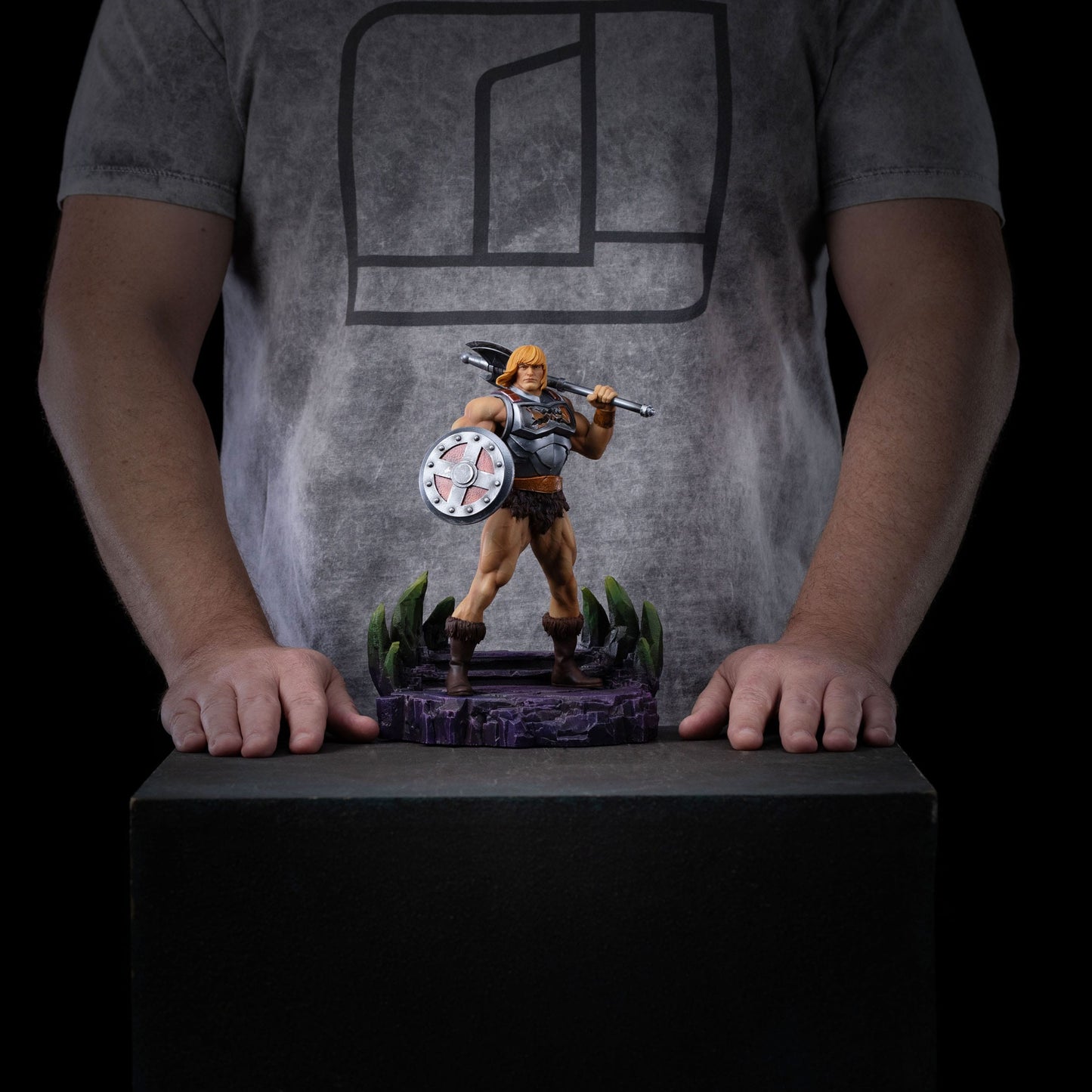 He-Man Battle Armor Version heo Exclusice Art Scale Iron Studios