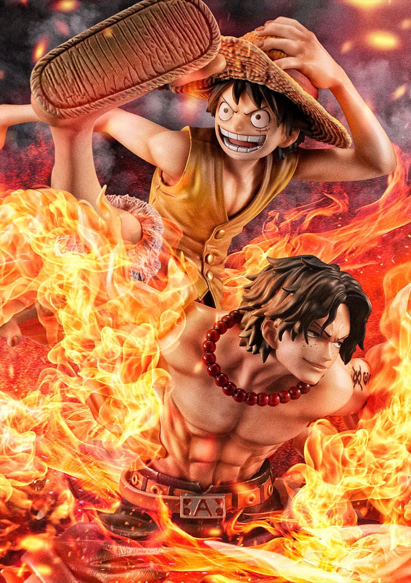 Luffy & Ace Bond between brothers 20th Limited Ver P.O.P Megahouse