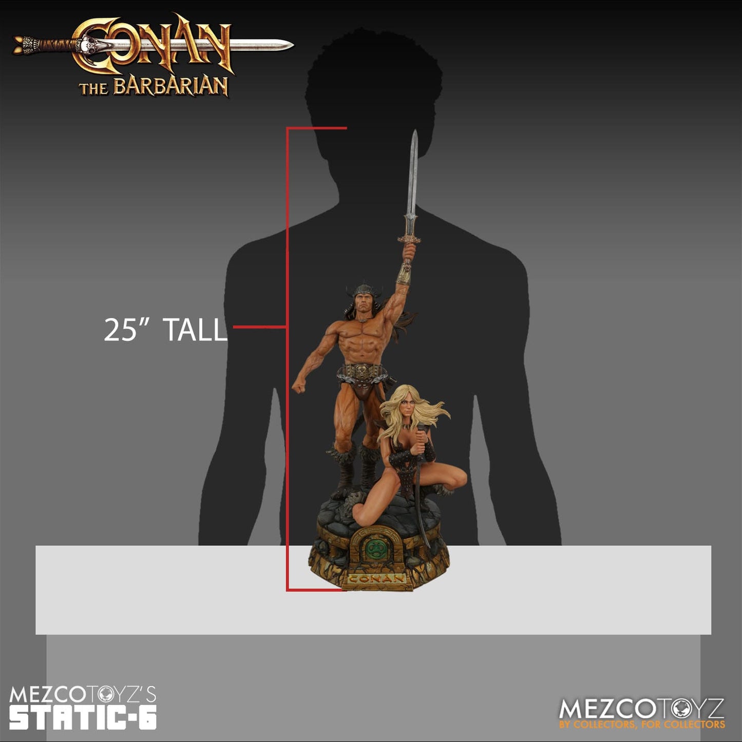 Conan the Barbarian - Static-6 - Mezco