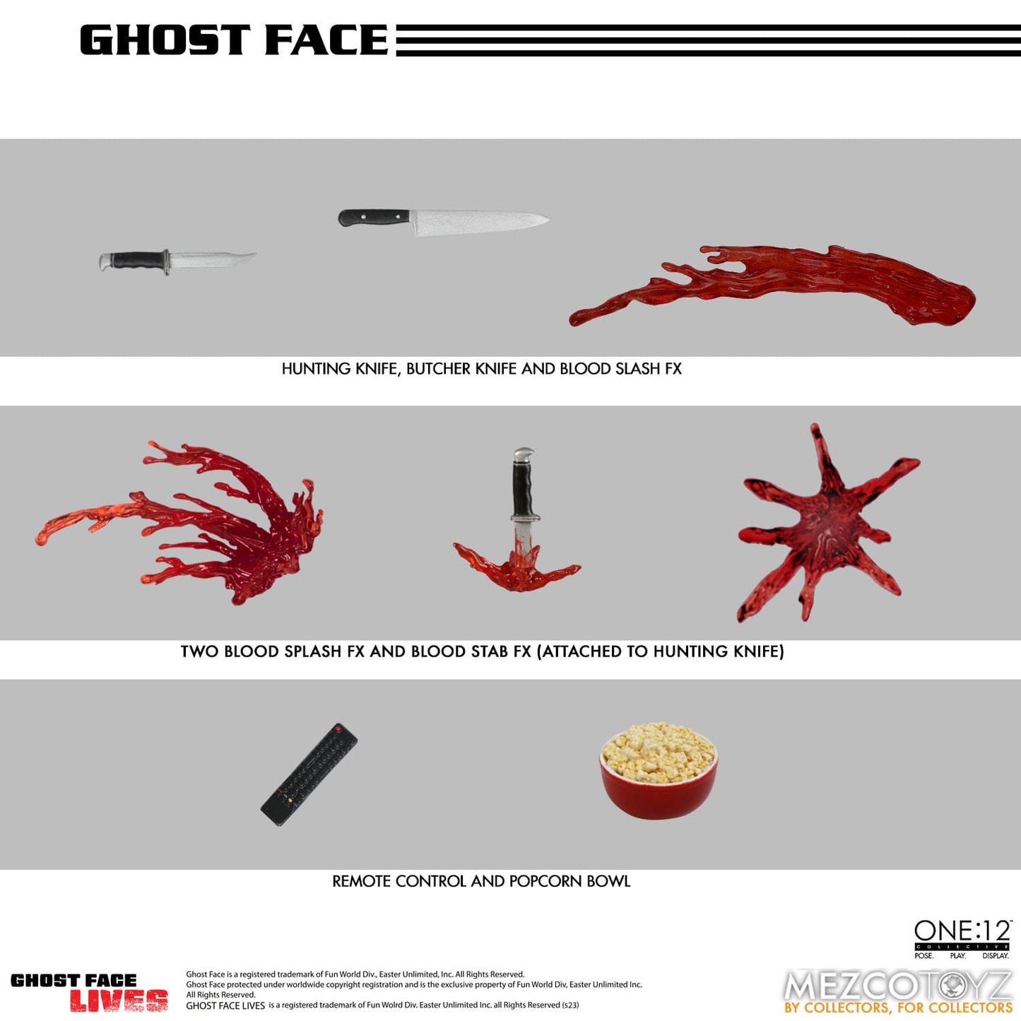 Ghost Face - Actionfigur - Mezco