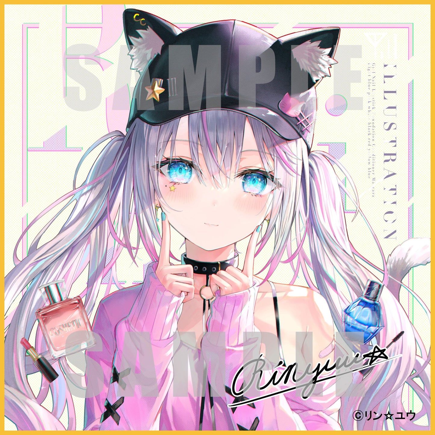 Lin*Yu Riyu-chan Original Character Pink Charm