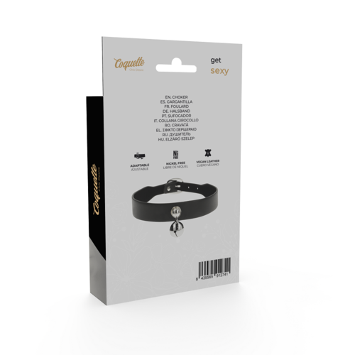 Coquette Chic Halsband Rassel Black Cosplay