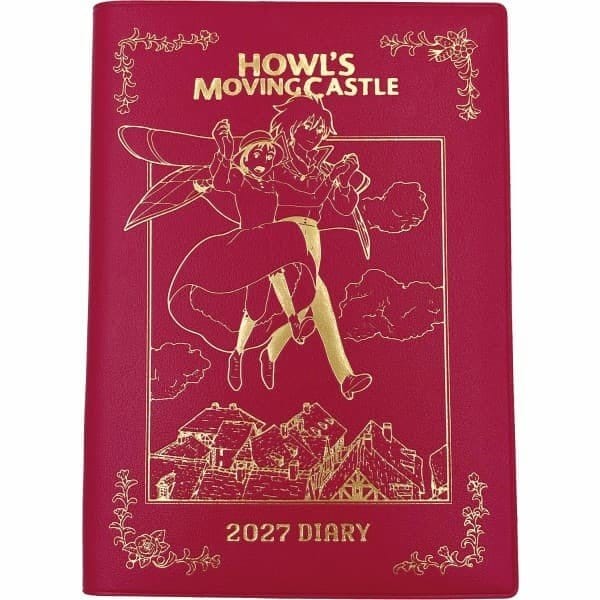 Das wandelnde Schloss Tagebuch Hauru & Sophie red gold foil - Anime Figuren günstig kaufen