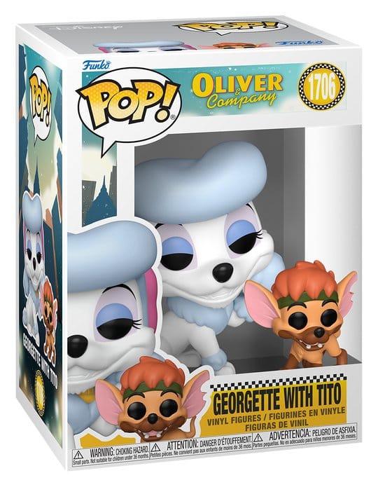 Oliver & Co. POP&Buddy Vinyl Figur Georgette w/Tito - Anime Figuren günstig kaufen
