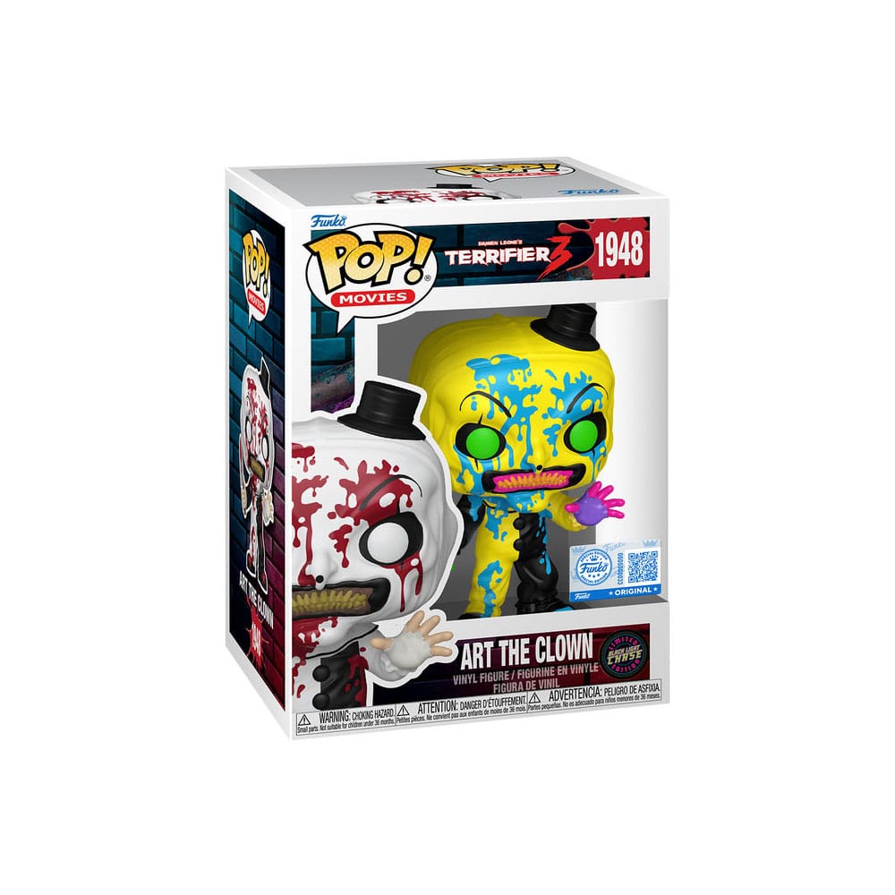 Terrifier POP! Movies Vinyl Figur Art the Clown (BD) w/CH heo exclusive Sortiment (6) - Anime Figuren günstig kaufen