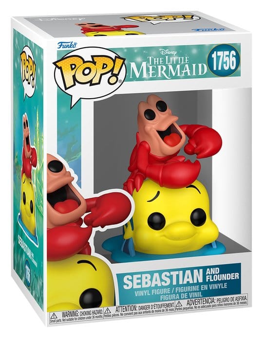 Disney POP! Vinyl Figur : TLM S3- Sebastian & Flounder - Anime Figuren günstig kaufen