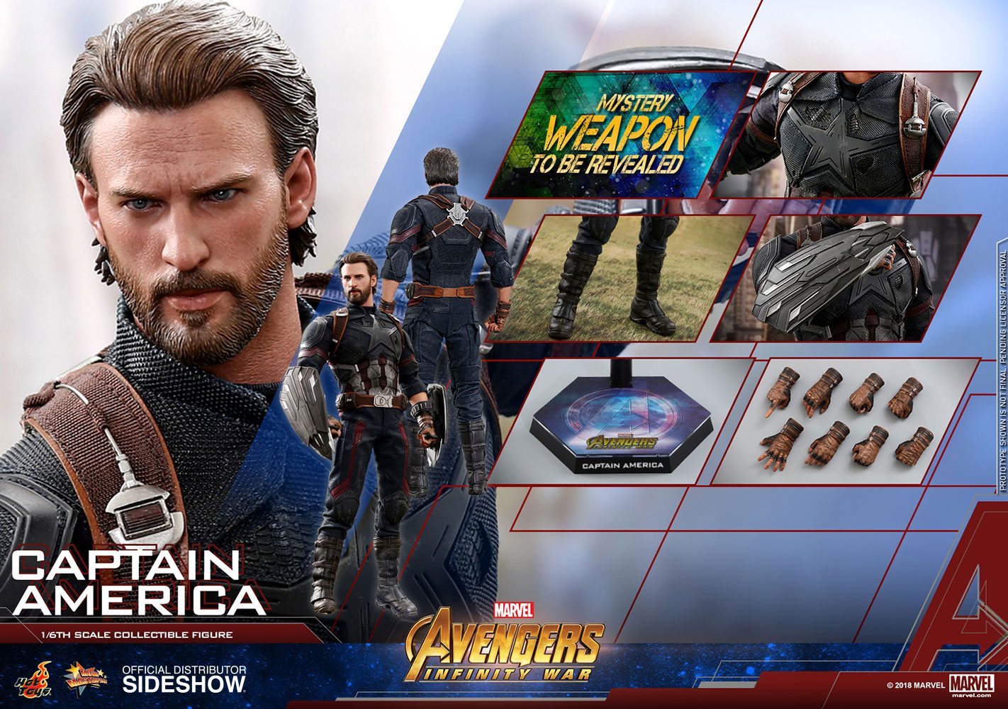 Avengers Infinity War Movie Masterpiece Actionfigur Captain America - Anime Figuren günstig kaufen