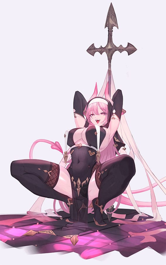 Devil Sister Nemu Tapestry Set Edition Original Character Hotvenus