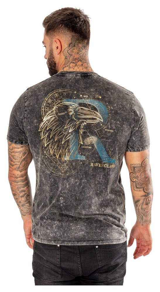 Harry Potter T-Shirt Ravenclaw (Auswasch-Optik / Vintage Style) - Anime Figuren günstig kaufen