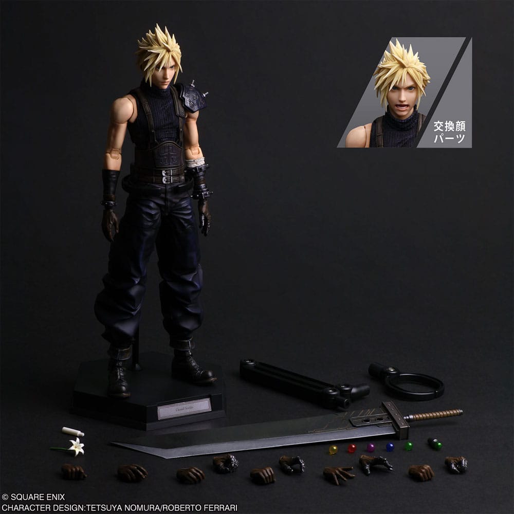 Final Fantasy VII Rebirth Play Arts Shin Actionfigur Cloud Strife - Anime Figuren günstig kaufen