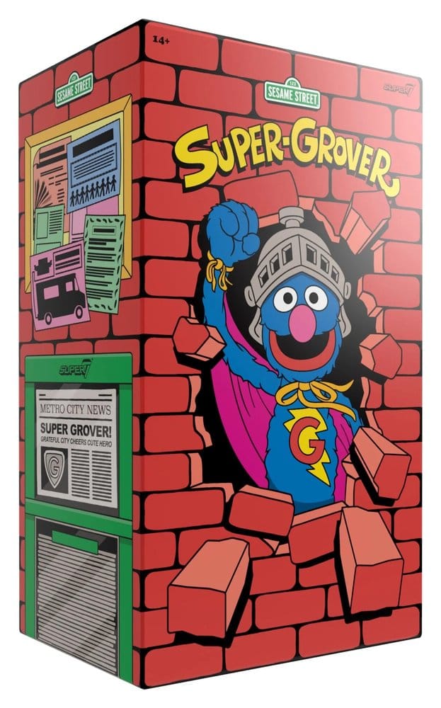 Sesamstraße Supersize Vinyl Figur Super Grobi - Anime Figuren günstig kaufen