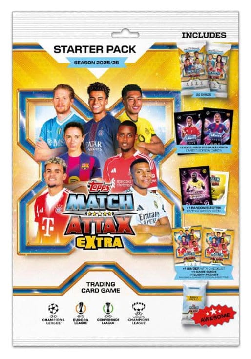 UEFA Champions League Match Attax Extra Trading Cards 2025/26 Starter Pack - Anime Figuren günstig kaufen