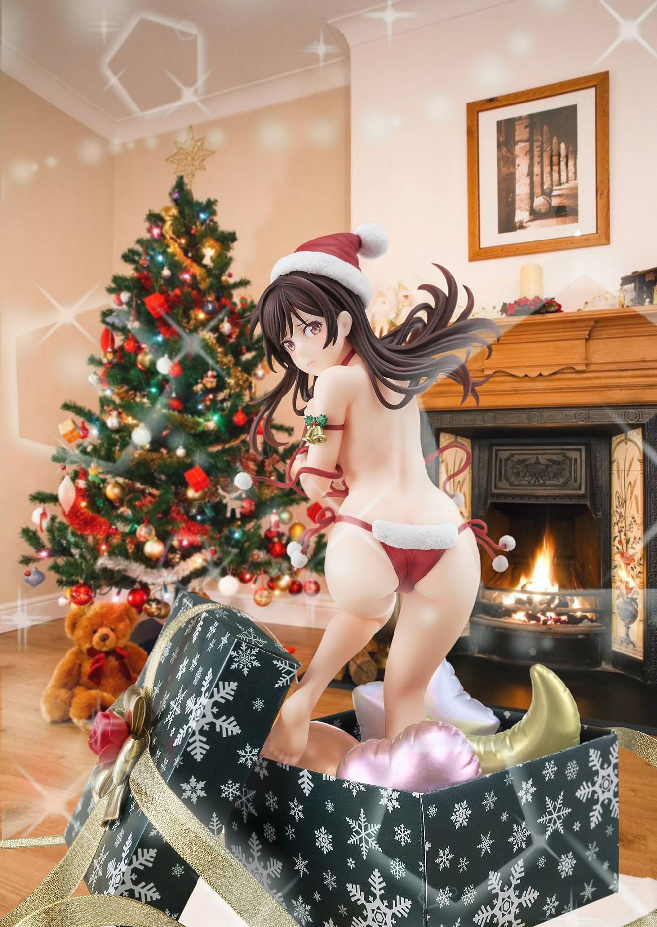 Mizuhara Chizuru in a Santa Claus Bikini De Fluffy / Rent-A-Girlfriend