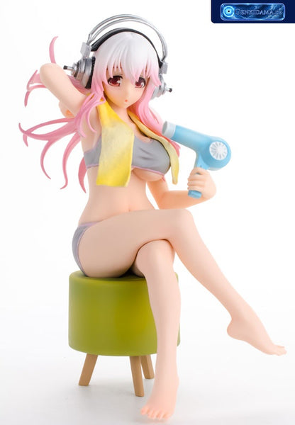Super Sonico Sonico-chan Seikatsu Micchaku Shuzai Special Figure -Ofuro Agari [FURYU] Ansicht 1