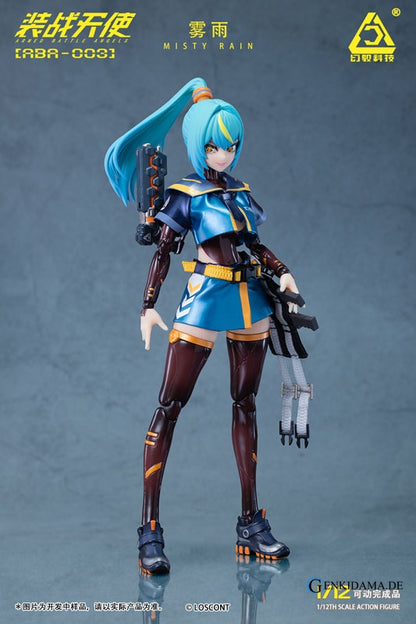 Armored Battle Angels Series ABA-003 Misty Rain 1/12 Scale Posable Figure [LOSCONT]