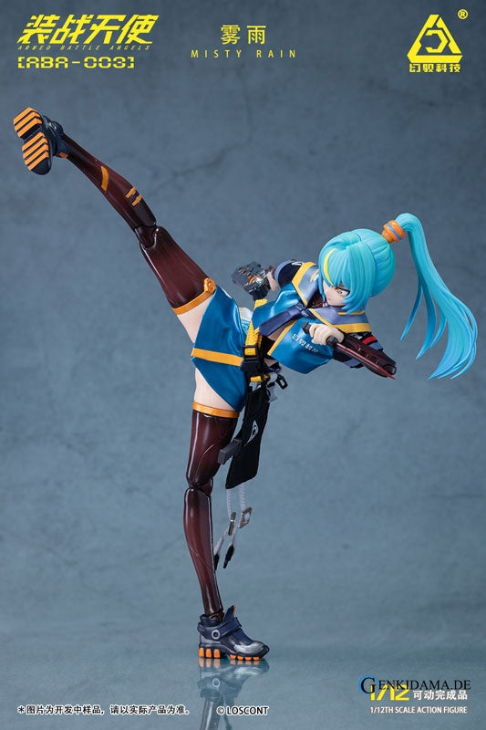 Armored Battle Angels Series ABA-003 Misty Rain 1/12 Scale Posable Figure [LOSCONT]