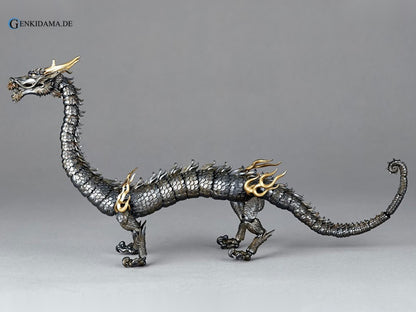 KT Project KT-003 Takeya Style Jizai Okimono "Dragon" Iron Rust Look Edition