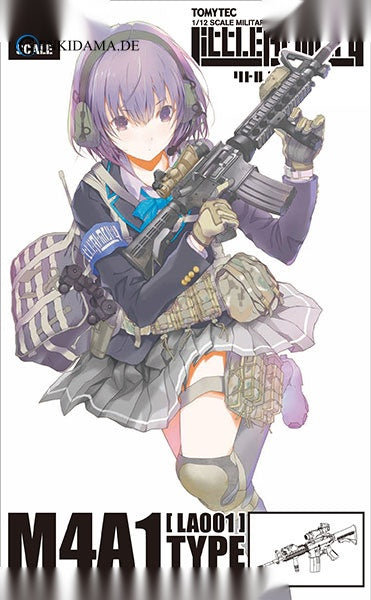 LittleArmory LA001 1/12 M4A1 Type Plastic Model