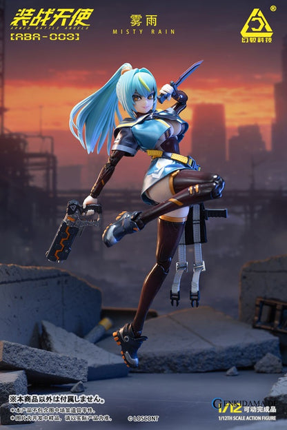 Armored Battle Angels Series ABA-003 Misty Rain 1/12 Scale Posable Figure [LOSCONT]