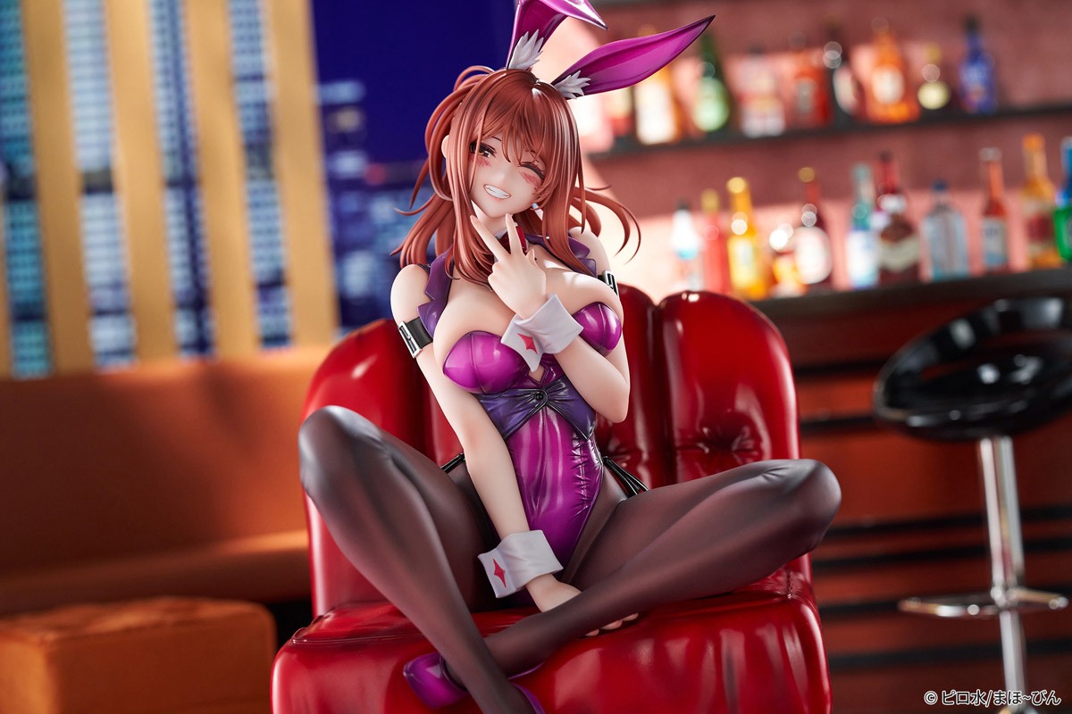 Shy Girls in Love Satsuki Myoga Bunny Girl Ver. illustration by Piromizu (Figure)