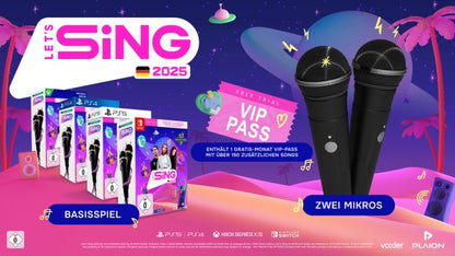 Let's Sing 2025 German Version [+ 2 Mics]