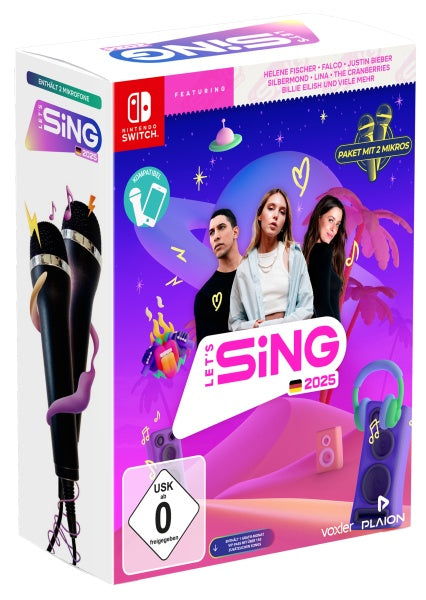 Let's Sing 2025 German Version [+ 2 Mics]