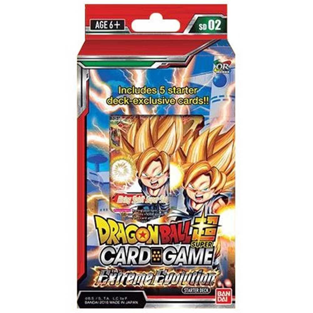 DRAGONBALL SUPER STARTER DECK 02 EXTREME EVOLUTION (DBS-SD02)