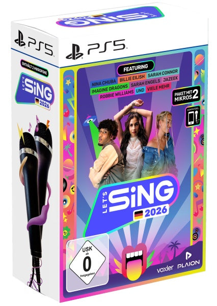 Let's Sing 2026 German Version [+ 2 Mics]