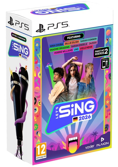 Let's Sing 2026 German Version [+ 2 Mics]