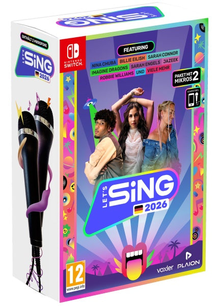 Let's Sing 2026 German Version [+ 2 Mics]