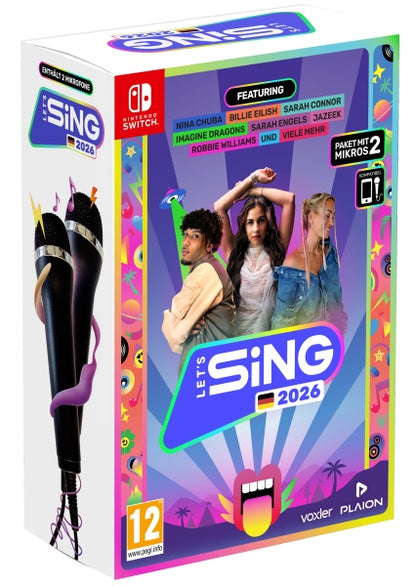 Let's Sing 2026 German Version [+ 2 Mics]