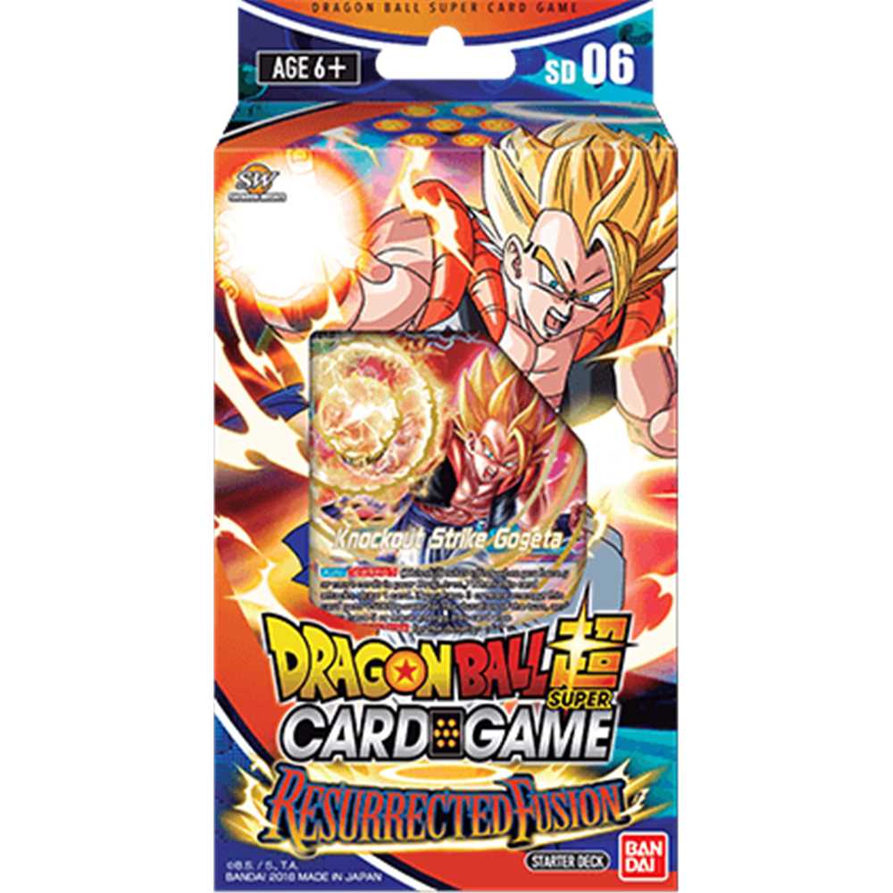 DRAGON BALL SUPER STARTER DECK 06 RESURRECTED FUSION (DBS-SD06)