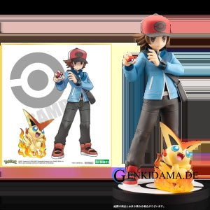 ARTFX J: Pokémon Black & White - Hilbert & Victini 1/8 (Limited)