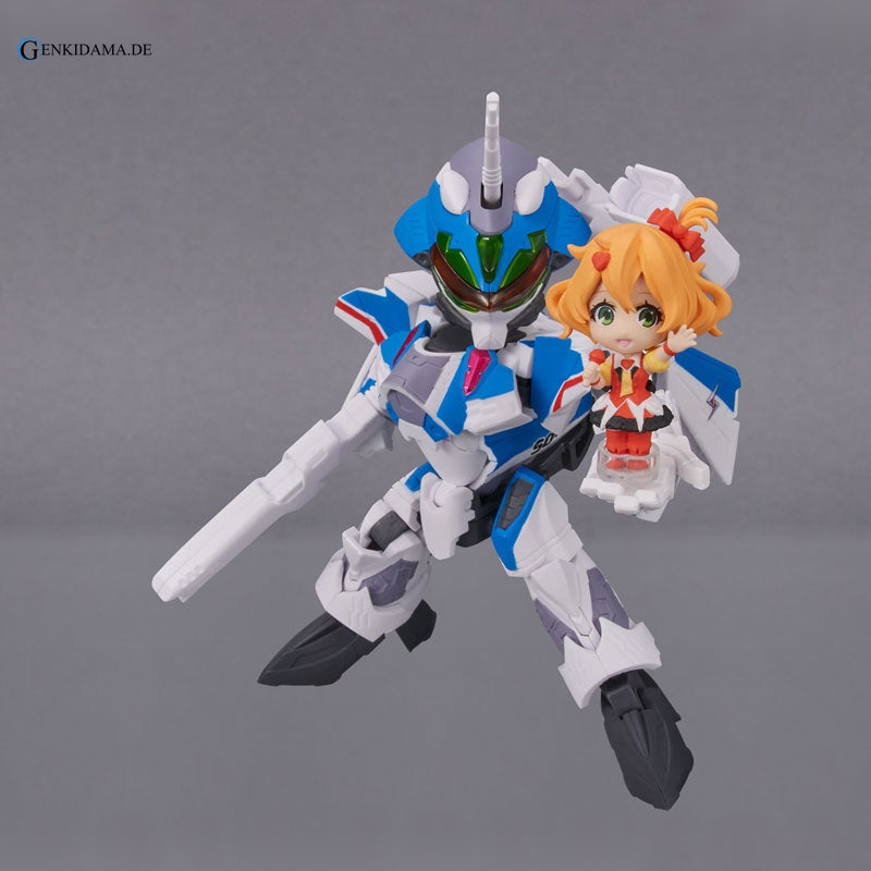 TINY SESSION VF-31J Siegfried (Hayate Immelmann Custom) with Freyja Wion "Macross Delta"