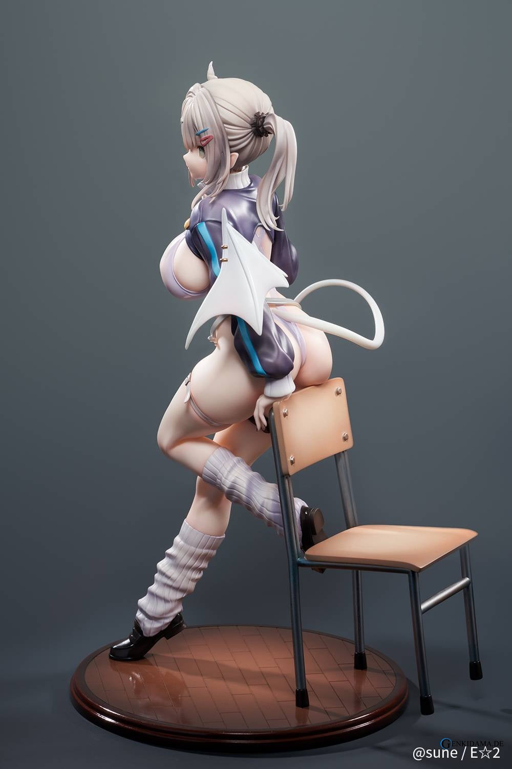Original Character: The Quiet-Type Gal, Succubus Yuki Shinomiya - Illustration by sune 1/6