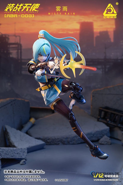 Armored Battle Angels Series ABA-003 Misty Rain 1/12 Scale Posable Figure [LOSCONT]