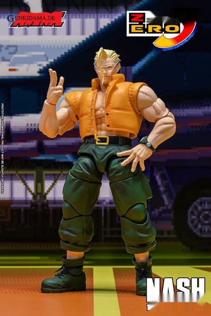 STORM ARENA STREET FIGHTER ALPHA 3 NASH ACTION FIGURE