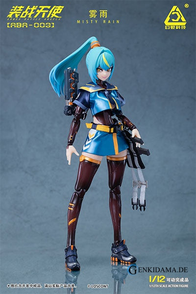 Armored Battle Angels Series ABA-003 Misty Rain 1/12 Scale Posable Figure [LOSCONT]