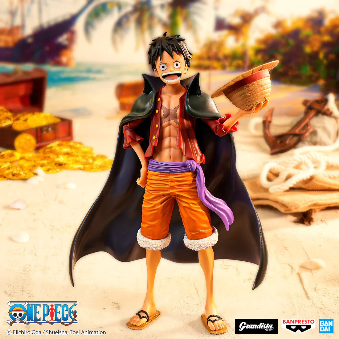 Monkey D. Ruffy - Grandista Nero - One Piece - Banpresto